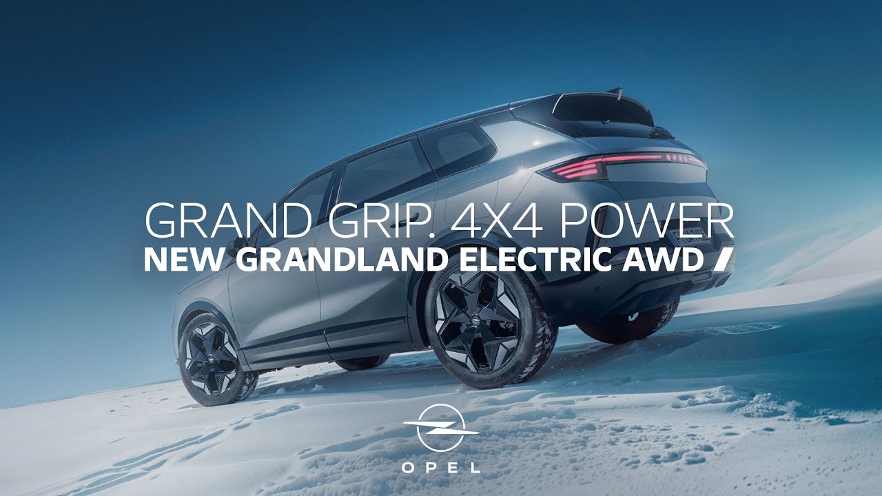 GRAND Grip! New Opel Grandland with Electric All-Wheel Drive