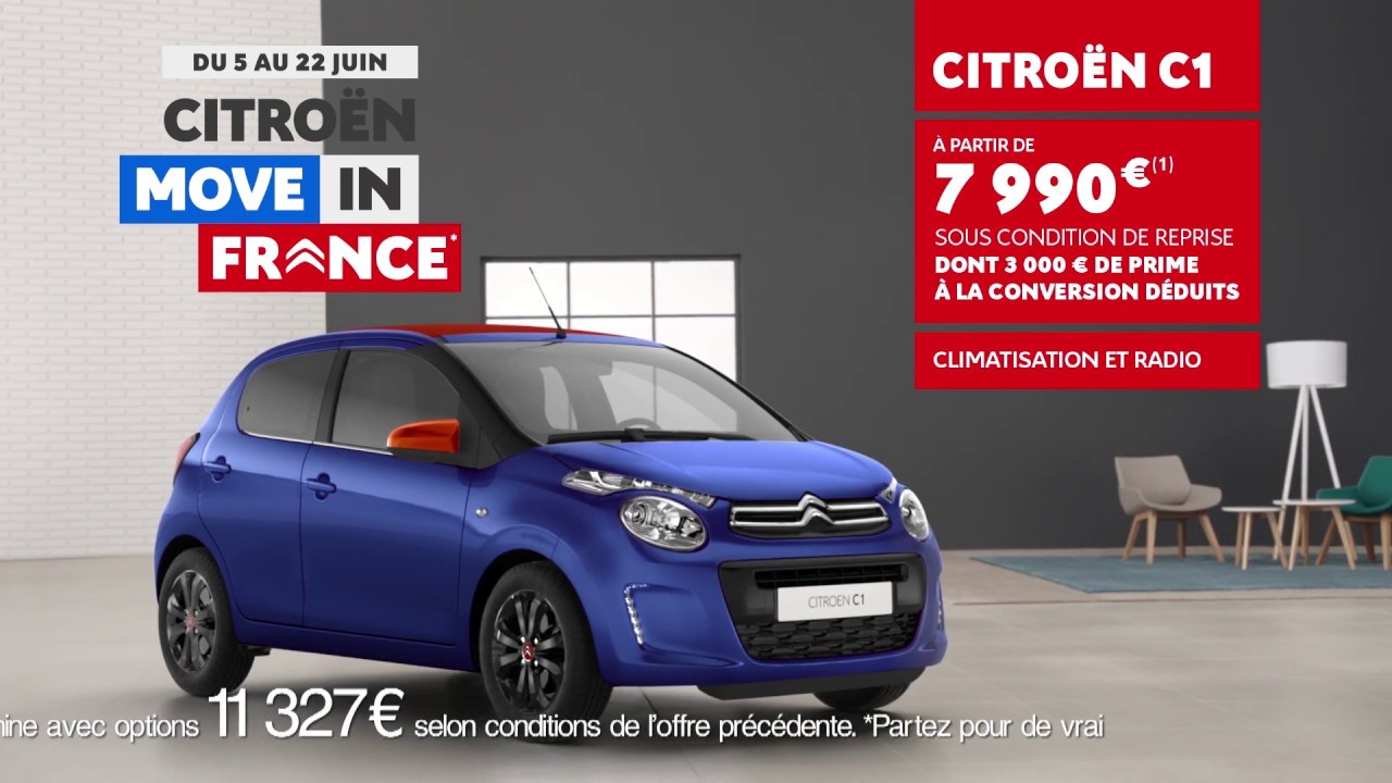 Citroën Move in France, partez enfin pour de vrai avec Citroën C1