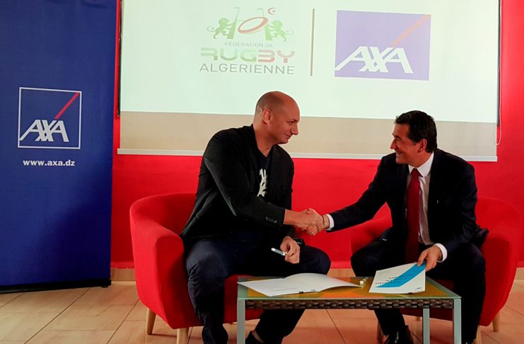 AXA Assurances Algérie s'engage dans le rugby en devenant partenaire de la Fédération Algérienne