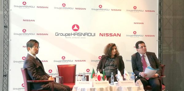 Conférence de presse, lancement du projet usine Nissan en Algérie