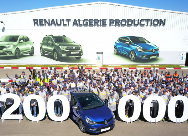 Le 200 000e véhicule sorti de l'usine Renault Algérie Production
