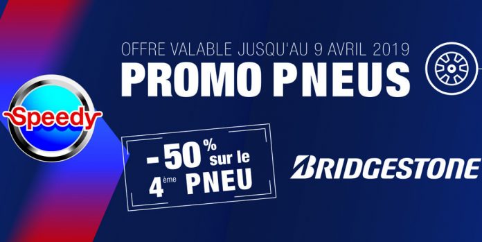 Nouvelle promotion sur les Pneus Bridgestone by Speedy Algérie