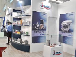 Stand de MAX MAINTENANCE SERVICES au salon Equip Auto