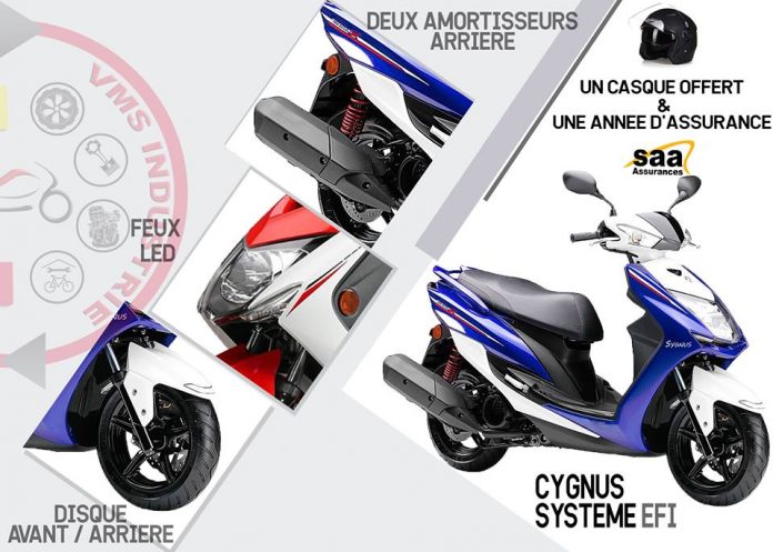 VMS industries lance le nouveau Scooter Urbain Cygnus