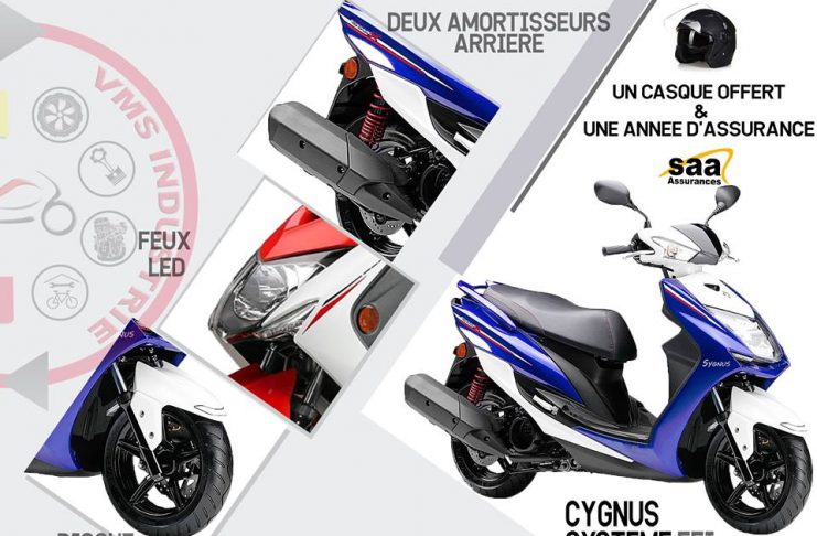 VMS industries lance le nouveau Scooter Urbain Cygnus