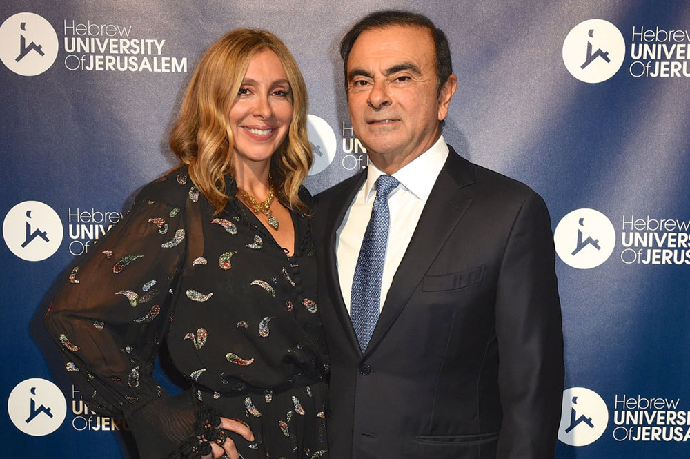 Carlos Ghosn et son épouse