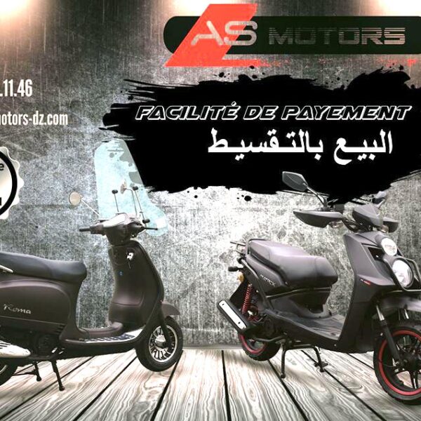 Scooters As Motors propose par facilité de payement