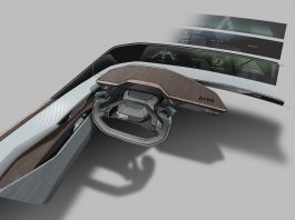 Tableau de bord du concept car Audi AI