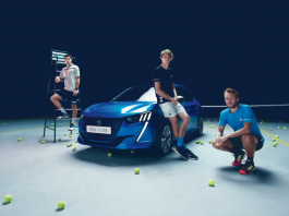 La nouvelle PEUGEOT e-208 au cœur la dernière campagne de communication au Roland-Garros 2019