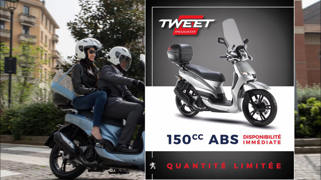 Peugeot Motocycles Algérie : Tweet 150 cc ABS disponible à 375.000 DA Peugeot-Tweet-150-cc