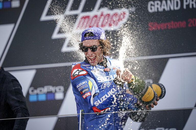 Suzuki celebrates MotoGP victory with 0% offer across entire GSX-R range Alex Rins
