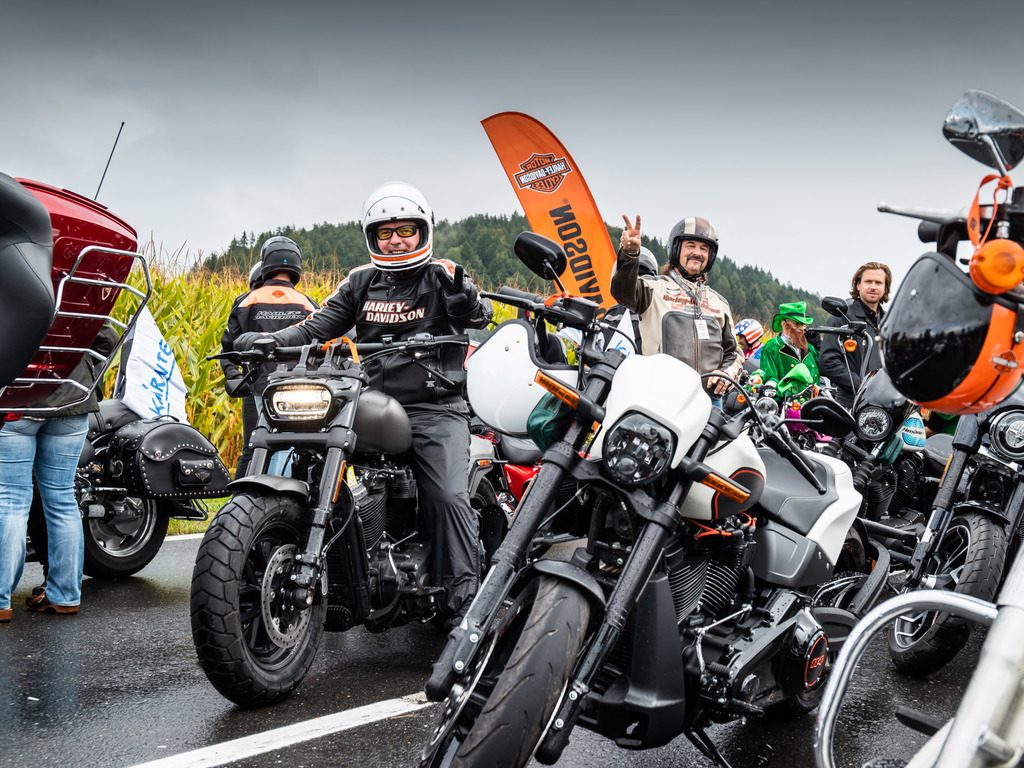 Harley-Davidson 2020 motorcycles on show at the European Bike Week in Austria