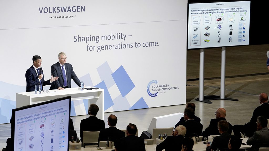 Le Groupe Volkswagen lance le développement et la production de cellules de batteries à Salzgitter