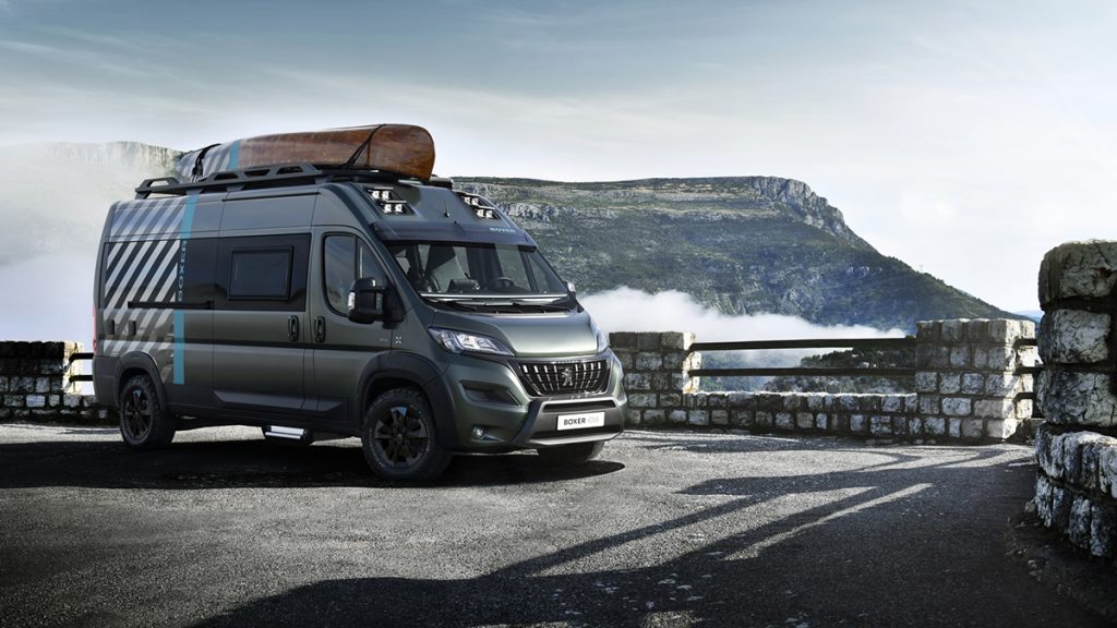 PEUGEOT dévoile le concept BOXER 4×4 Peugeot Boxer 4x4