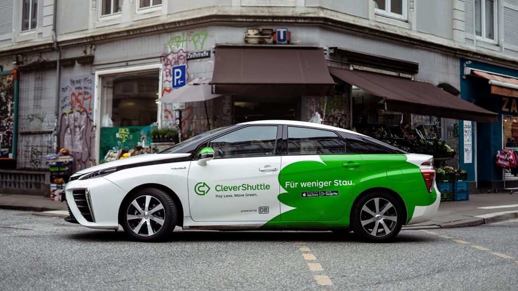 Toyota et CleverShuttle ont passé le cap des 2 millions de kilomètres parcourus avec la Mirai