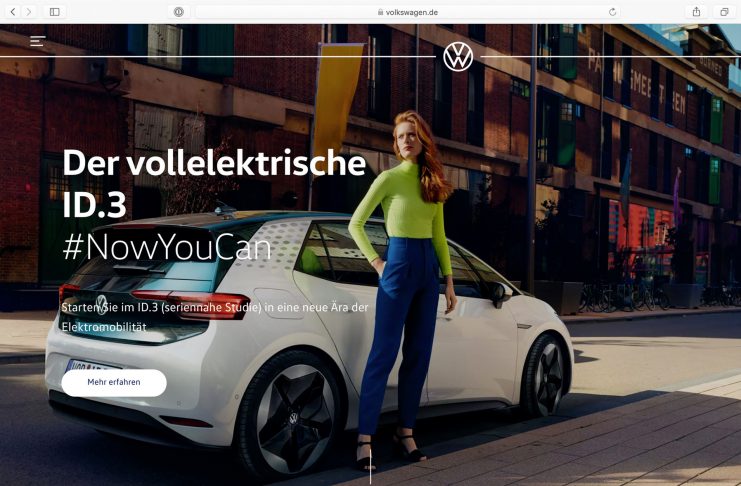 Volkswagen brand launches new global website