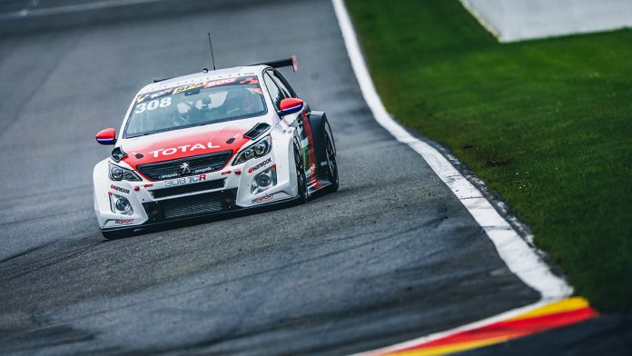 La Peugeot 308TCR-endurance remporte la deuxième place pour une première mondiale au TCR SPA 500