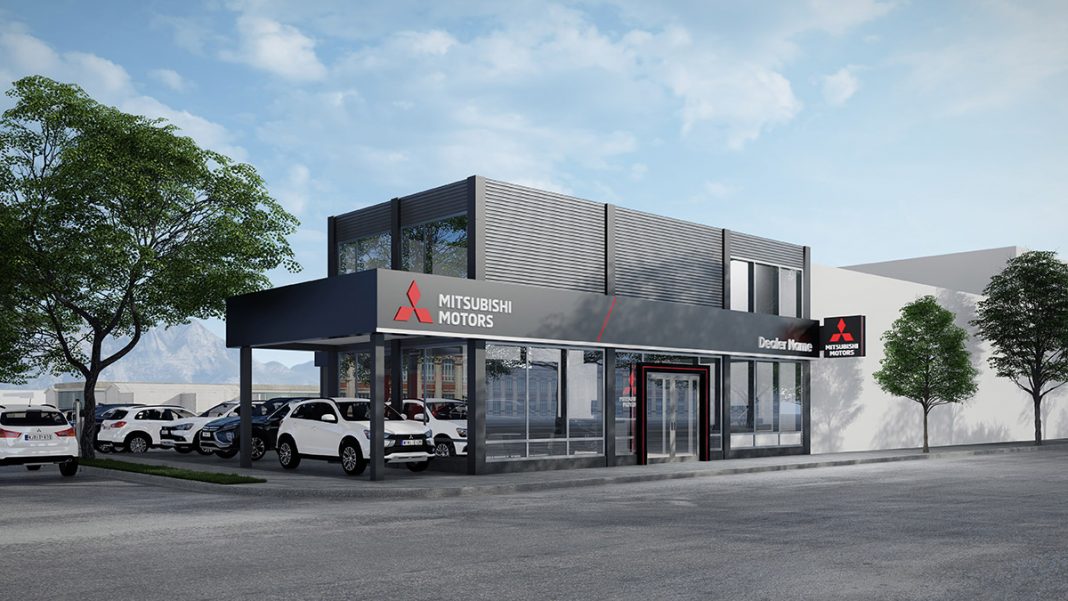 Mitsubishi Motors réinvente l’avenir des installations de détail du secteur automobile en proposant un nouveau concept urbain flexible
