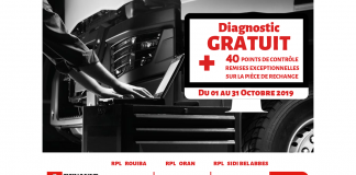 Renault Trucks Algérie diagnostic gratuit + 40 points de contrôle et des remises sur les pièces de rechange