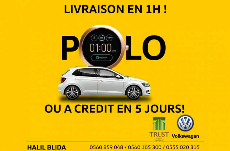 SOVAC : Volkswagen POLO MATCH en livraison immédiate chez Volkswagen Blida