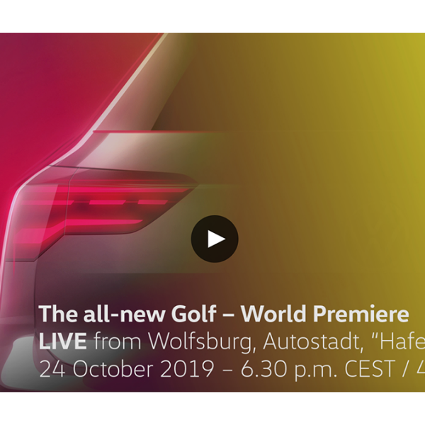 Volkswagen GOLF 8 : Suivez en Direct la retransmission de la Première Mondiale Golf 8