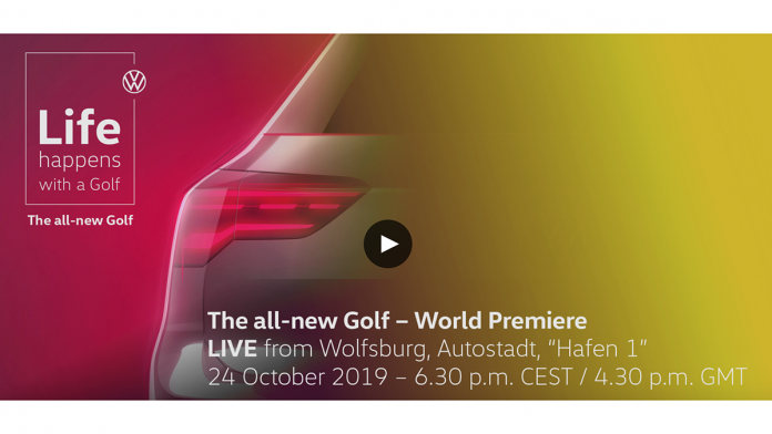 Volkswagen GOLF 8 : Suivez en Direct la retransmission de la Première Mondiale Golf 8