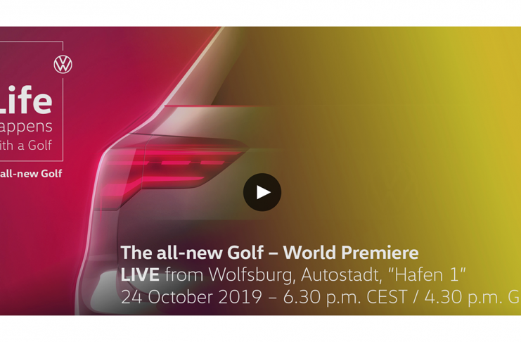 Volkswagen GOLF 8 : Suivez en Direct la retransmission de la Première Mondiale Golf 8