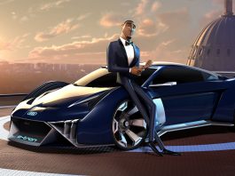 Audi imagine le premier concept-car virtuel pour le film d’animation des studios Blue Sky, LES INCOGNITOS à Noël au cinéma !