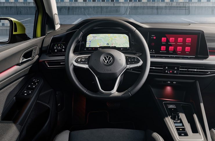 Volkswagen Golf 8 - Nouveau Digital Cockpit