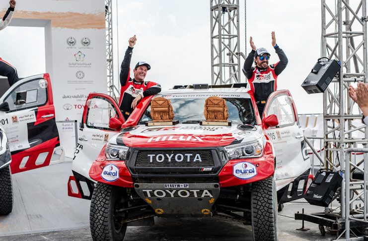 Fernando Alonso décroche son premier podium en rallye-raid avec TOYOTA GAZOO Racing
