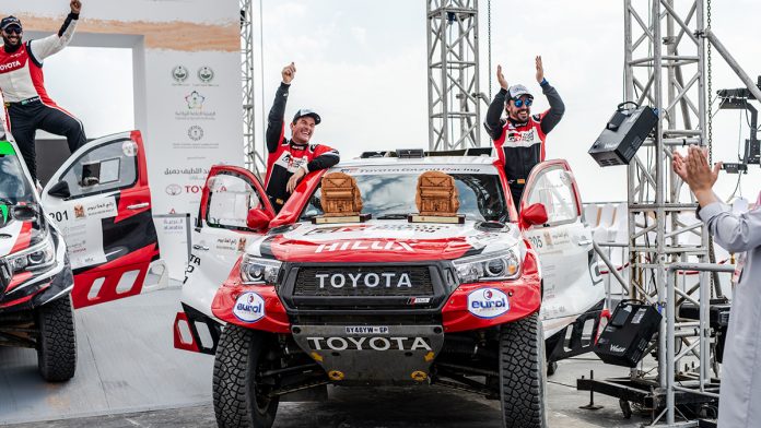 Fernando Alonso décroche son premier podium en rallye-raid avec TOYOTA GAZOO Racing