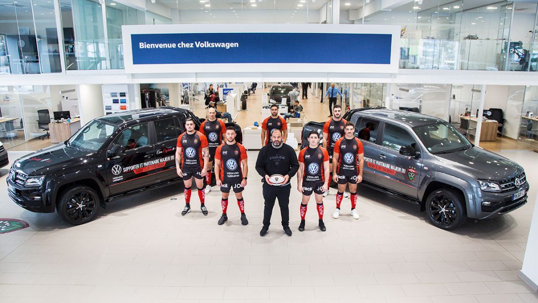 Volkswagen Véhicules Utilitaires reconduit son partenariat avec le Rugby Club Toulonnais