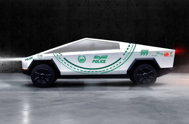 Tesla Cybertruck - Police de Dubai