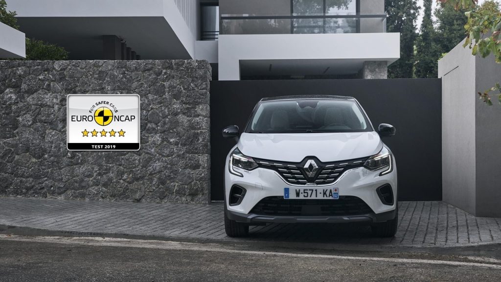 Nouveau RENAULT CAPTUR : 5/5 à l'EURO NCAP