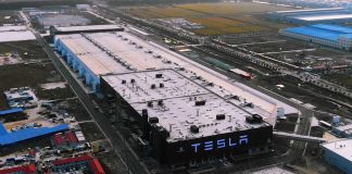 Usine de Tesla à Shanghai