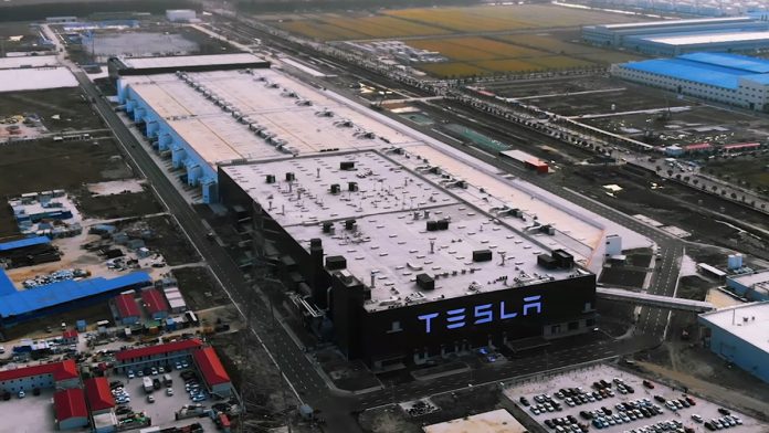 Usine de Tesla à Shanghai