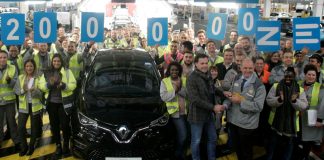 Usine Renault de Flins : le cap des 200 000 ZOE produites franchi !
