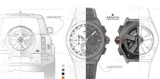 Land Rover Zenith Defy 21 Watch Graphic
