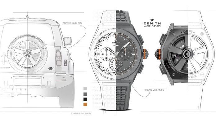 Land Rover Zenith Defy 21 Watch Graphic