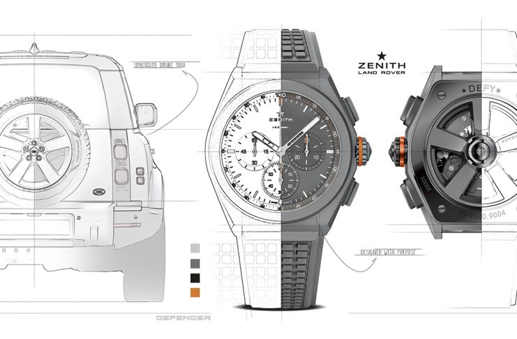 Land Rover Zenith Defy 21 Watch Graphic