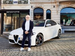 Le chef réputé Giovanni Bruno rend hommage aux 110 ans d’Alfa Romeo, pendant le Salon de Bruxelles 2020