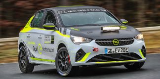 Opel Corsa-e Rallye, Testfahrten in Dudenhofen (Dez. 2019)
