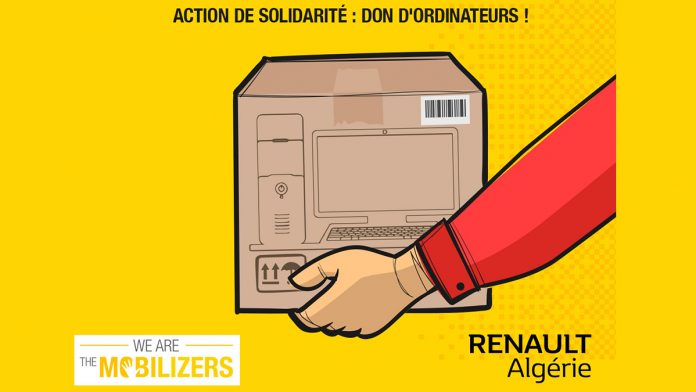 Renault Algérie Don d'ordinateurs