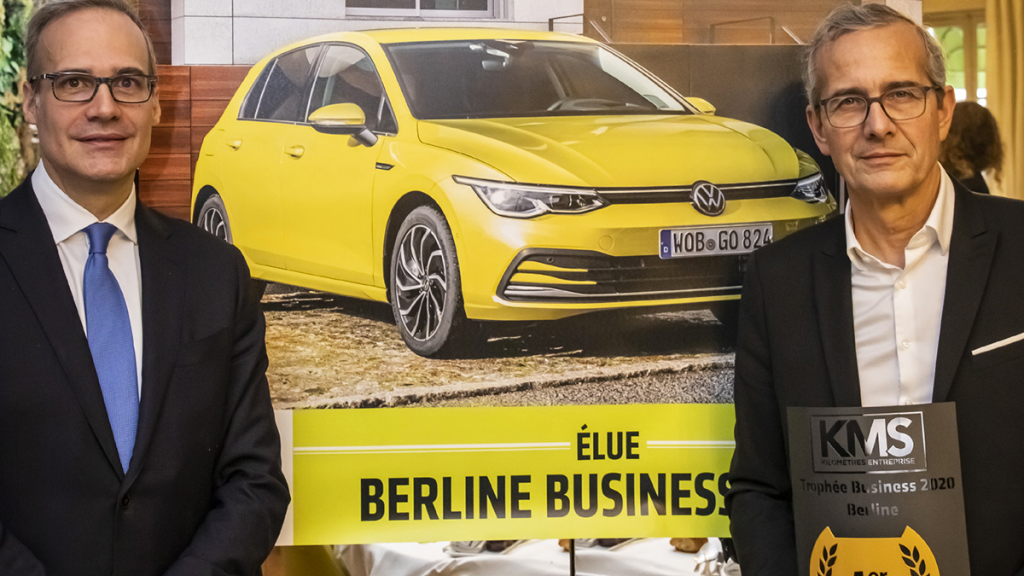 Volkswagen Golf 8 remporte le prix de la Berline Business de l’Année Volkswagen Golf 8