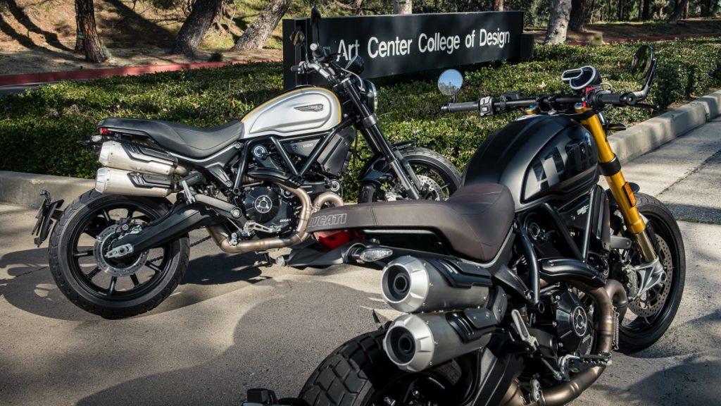 New Ducati Scrambler 1100 PRO and Sport PRO are focus of master class at ArtCenter College of Design in Pasadena, California Ducati SCRAMBLER 1100 PRO