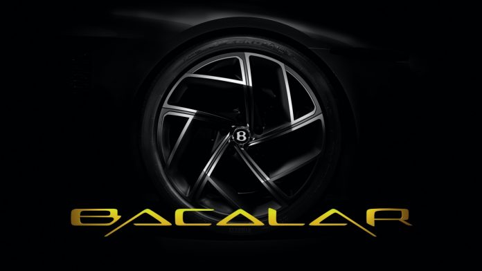 Bentley Mulliner Bacalar Teaser