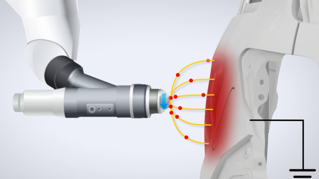 Toyota - nouveau pulvérisateur de peinture