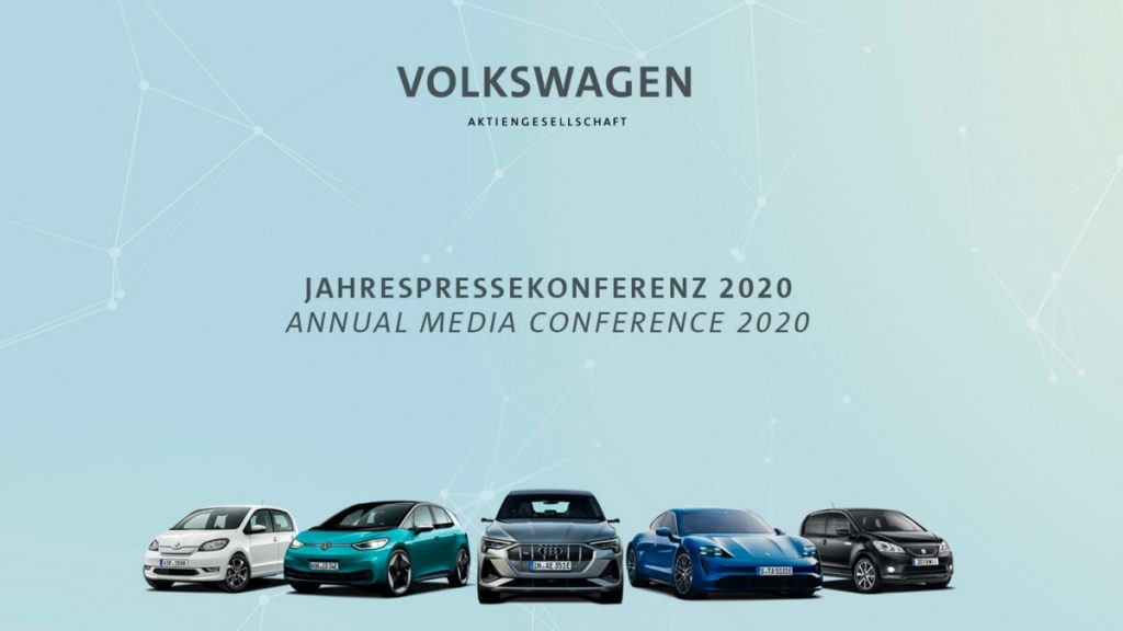 Volkswagen AG annual media conference 2020 Volkswagen Annual Media Conference 2020