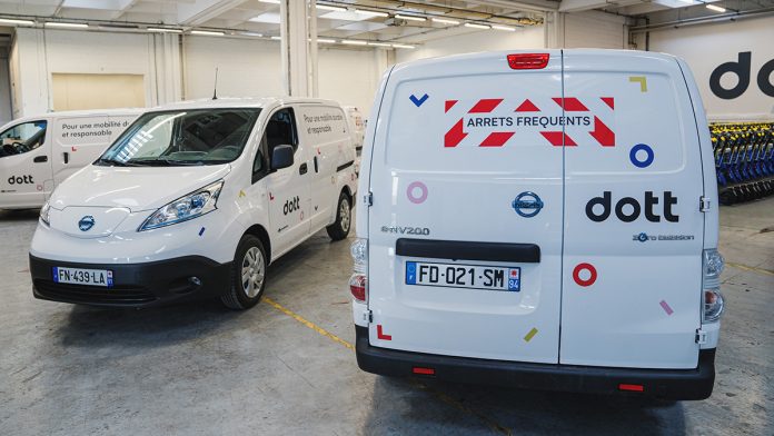 Dott choisit le Nissan e-NV200 pour sa flotte logistique 100% électrique à Paris