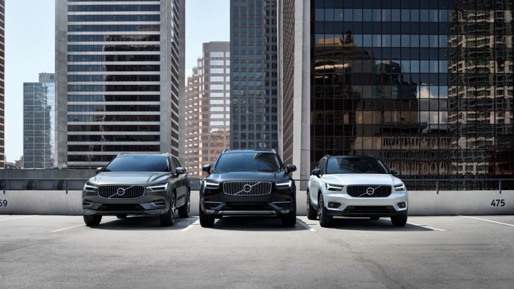 Volvo Cars' SUV line-up